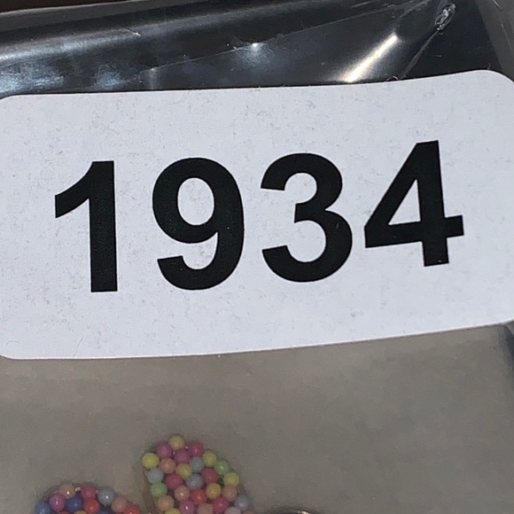 Disney Baublebar Minnie Mouse Earrings With Gum Ball Ears and Rhinestone Dress - Picture 5 of 5